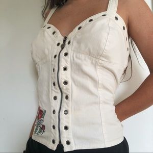 ✨RARE✨ Vintage Harley Davidson Corset Top ✨
